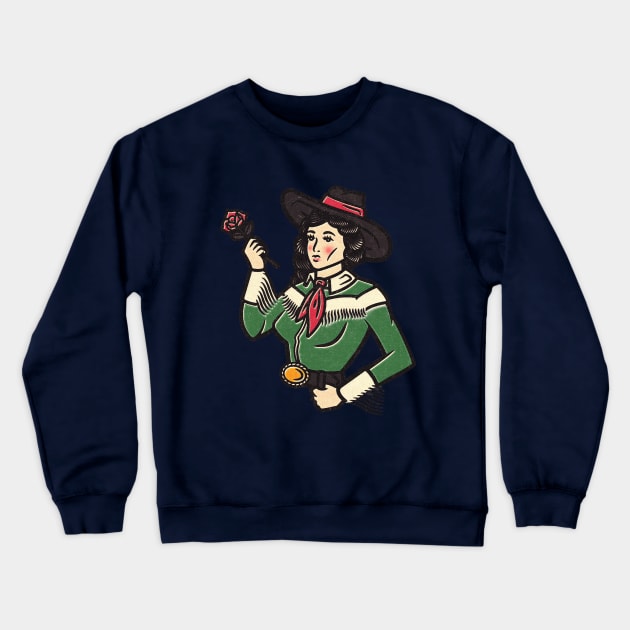 Cowgirl Crewneck Sweatshirt by TerpeneTom